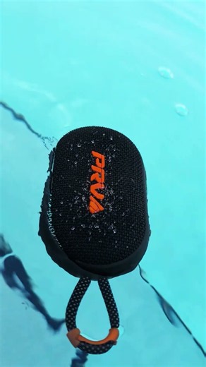 The Mini & Powerful PRV Waterproof Bluetooth Speaker - PS15 CLIP - Rich Sound with Punchy Bass