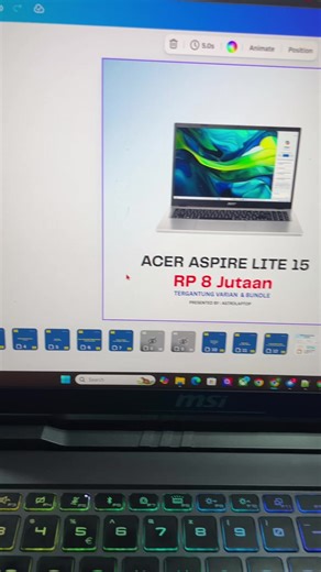 Acer aspire lite R5 8640Hs #acer #aspire #laptop