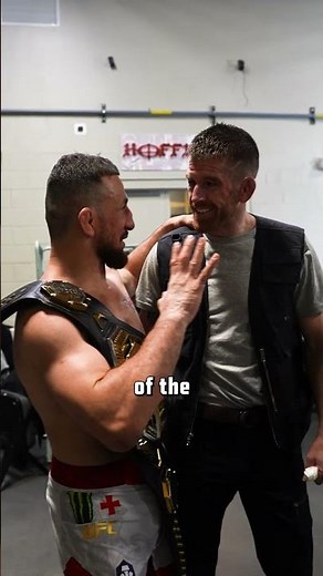 Merab and Cory meet backstage! ❤️ #ufc320