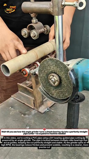 This DIY Bearing Pipe Cutter is INSANE! 🔥 #tools #DIY #machinist