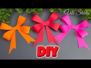 How to Make a Perfect Paper Bow – Easy DIY Tutorial! 🎀