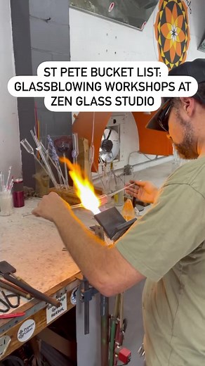 17K views · 265 reactions | You need to try the glassblowing workshops at Zen Glass Studio & Gallery  | I Love the Burg St. Pete | Facebook