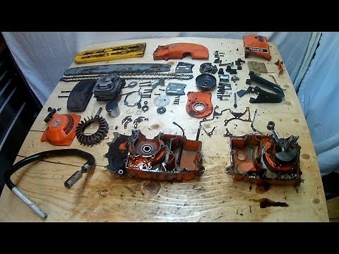 Husqvarna Chainsaw Teardown Disassembly
