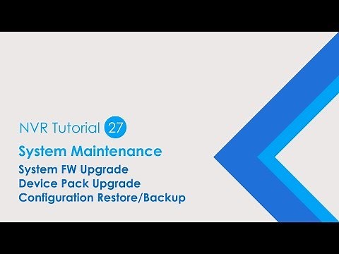VIVOTEK NVR_Tutorial 27 System Maintenance