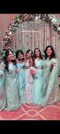 When all cousins come together for that one shadi❤️#cosinus #wedding #indianwedding #trendingshorts