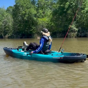Built for backwaters and beyond. The Voyager 100P is compact, stable, and ready to pedal. | Hoodoo Sports