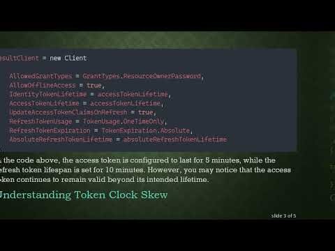Understanding Identity Server 4 Access Token Lifetime Issues