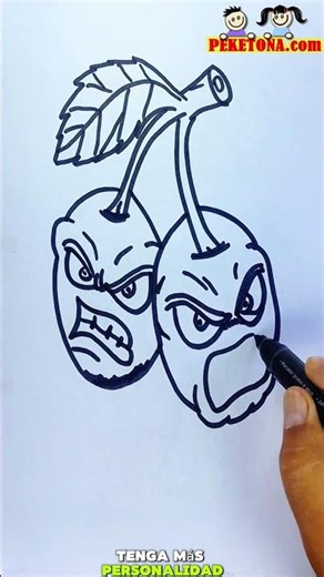 CÓMO DIBUJAR FRESAS ENOJADAS