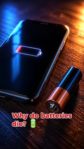 The Real Reason Batteries Stop Working 🔋 #chemistry #stem #science #sciencefacts # battery