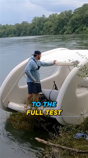 A Full Test of My Inflatable Houseboat #camping #houseboat | AYO Fishing
