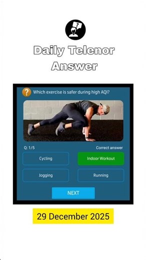 My Telenor App Question Answer Today | 29 December 2025 | Free MB & Rewards