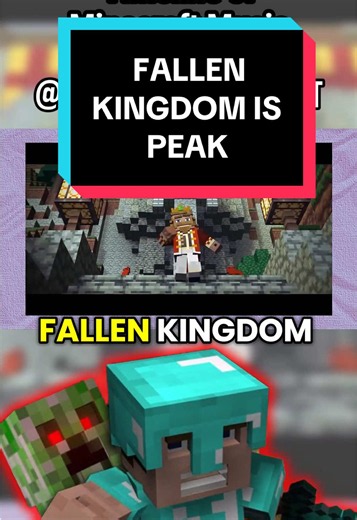 Fallen Kingdom by CaptainSparklez is a CLASSIC‼️🥲 #minecraft #minecraftanimation #musicvideo #minecraftmusic #filmtok