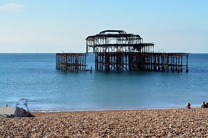 West Pier in Brighton, England
