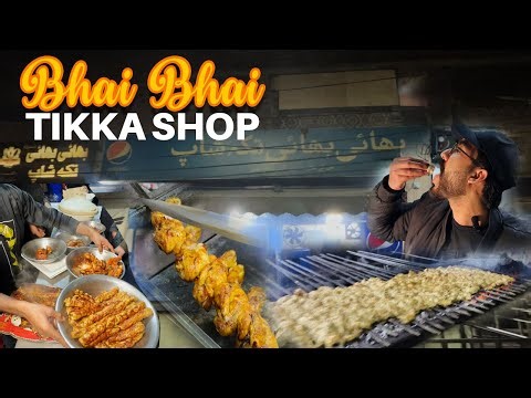 Bhai Bhai Tikka Shop | Crazy BBQ Setup in Lahore, | hidden gem | Best Kebab in lahore |Azeem Subhani
