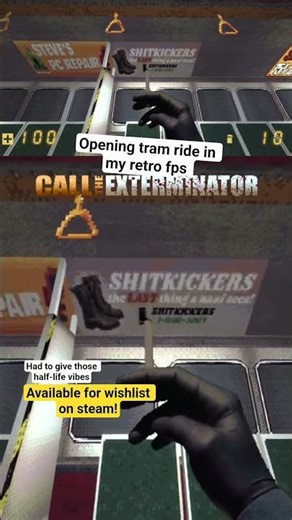 half-life vibes on deck in my retro fps #gamedev #boomershooter #indiegame