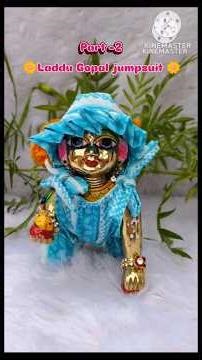 DIY Laddu Gopal Rubber Pattern Jumpsuit Making | Easy Tutorial Part 2