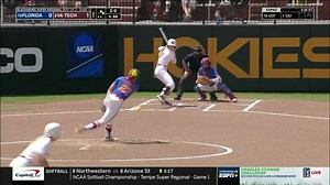 9.4K views · 524 reactions | Cameron Fagan goes yard as Virginia Tech Softball extends its lead over Florida.  » ESPN2 | Virginia Tech Athletics | Facebook