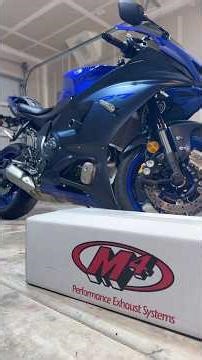 Installing M4 Exhaust on My 2023 Yamaha R7 🔧🔥#diy #motercycle #ridingvibes #m4exhaust #trending