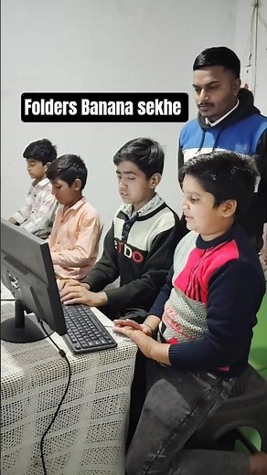 How to create folder in computer | Computer me new folder kese banaya #shots #computer