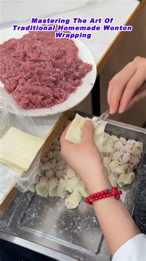 Mastering The Art Of Traditional Homemade Wonton Wrapping