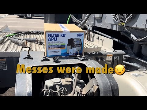 How to service a CARRIER COMFORT PRO APU. Day in the Life of an OWNER OPERATOR