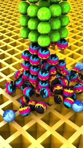 Brainrot Face Ball Falling 46 😱#roblox #animation #satisfying