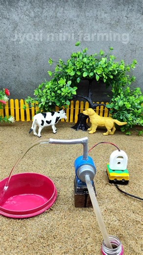 diy) mini motor water pump machine video mini tractor project # 650