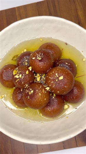 Easy Gulab Jamun Recipe 🤤 Soft & Juicy in Minutes! #shorts