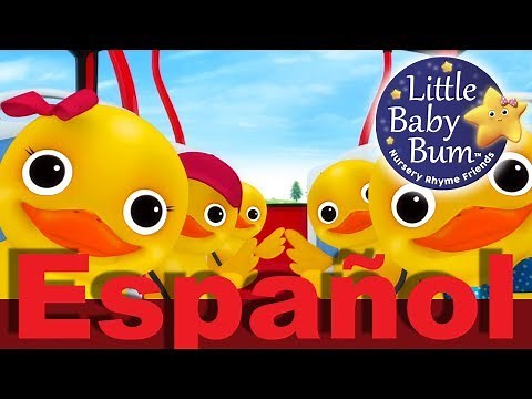 Cinco Patitos en un autobus | Canciones infantiles | LittleBabyBum
