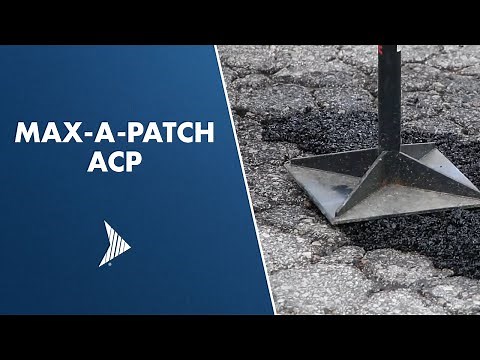 Max-A-Patch ACP® - High Performance Asphalt Cold Patch - Parking Lot Pothole Application Demo