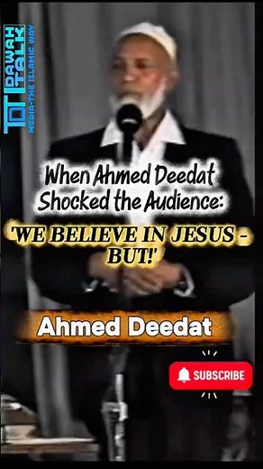 When Ahmed Deedat Shocked the Audience: 'We Believe in Jesus - BUT!'