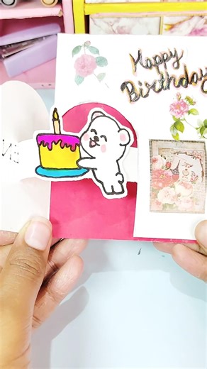 “DIY Pop-Up Card in 30 Seconds! ⏱️” #shorts #craft #diy