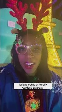 ICE LAND opens this weekend at Moody Gardens with 9-degree slide fun