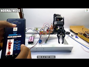 Arduino 6DOF Robot Arm | Bluetooth Controlling | Using Mobile App | MIT App Inverter | Robot Lk