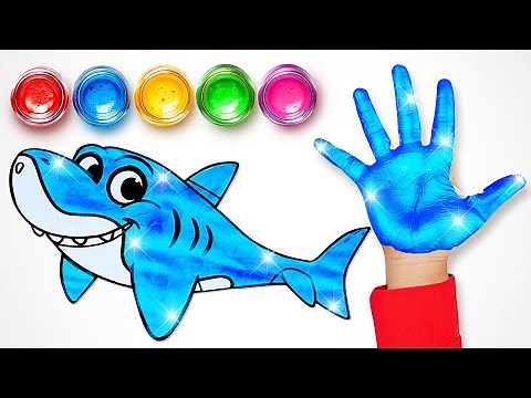 Let's Paint Animals with Fingers | Animals & Colors | Preschool Toddler Video