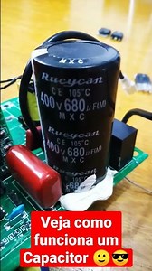 Veja como é simples de entender o funcionamento de hum capacitor.