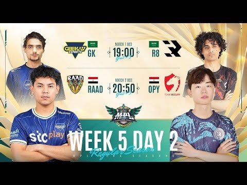 2024 MPL MENA Season 6 Regular Season Week 5 Day 2
