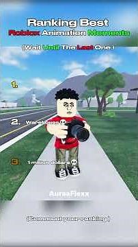 Ranking The Funniest Roblox Animation Moments You Never Seen👌🤣 #roblox #funnymoments #shorts