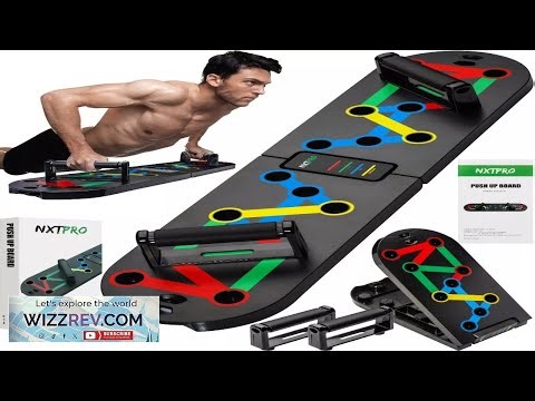 Foldable Push Up Board Strength Training Home Gym Fitness Equipment Men
