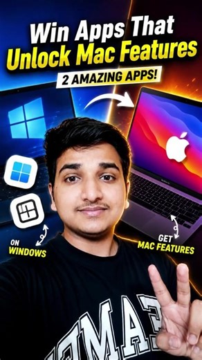 MacBook Features on Windows? YES! 😳| Tech By Sarthak