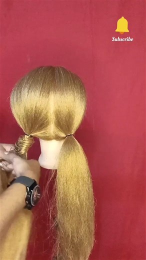 Fishtail Braid Bun #tutorial #youtubeshorts