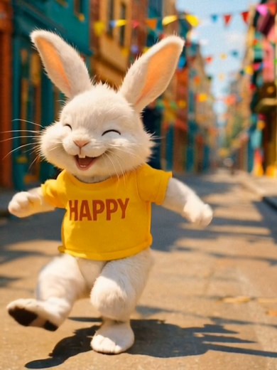 Happy Bunny Dance Challenge with Pharrell’s Vibes