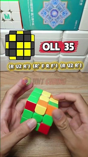 OLL 35 algorithm fingertrick tutorial #hntcubing #oll #rubik #rubikscube #rubikcube #rubik3x3