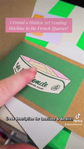 I Found a Hidden Art Vending Machine in the French Quarter!