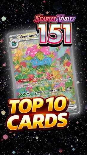 Scarlet & Violet 151 Top 10 Cards Pokemon TCG