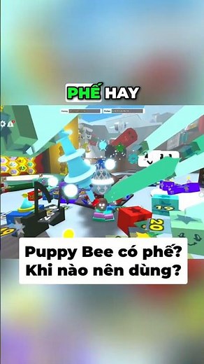 Is Puppy Bee harmful? When is it appropriate to use it? #shorts #beeswarmsimulator