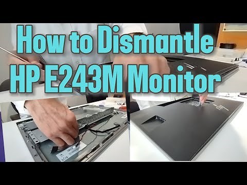 HP E243M Monitor Disassembly