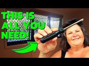 How To Remove Security Screens From Windows | Easy DIY