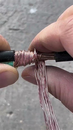 Wire To Wire Joint Safety Trick #wire #electrical #shortsfeed #copper