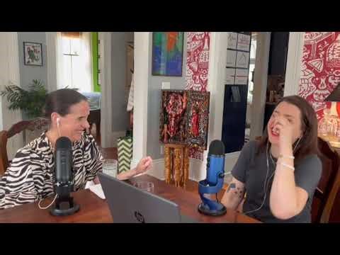A drunk lady and a reporter sit down to make a podcast...